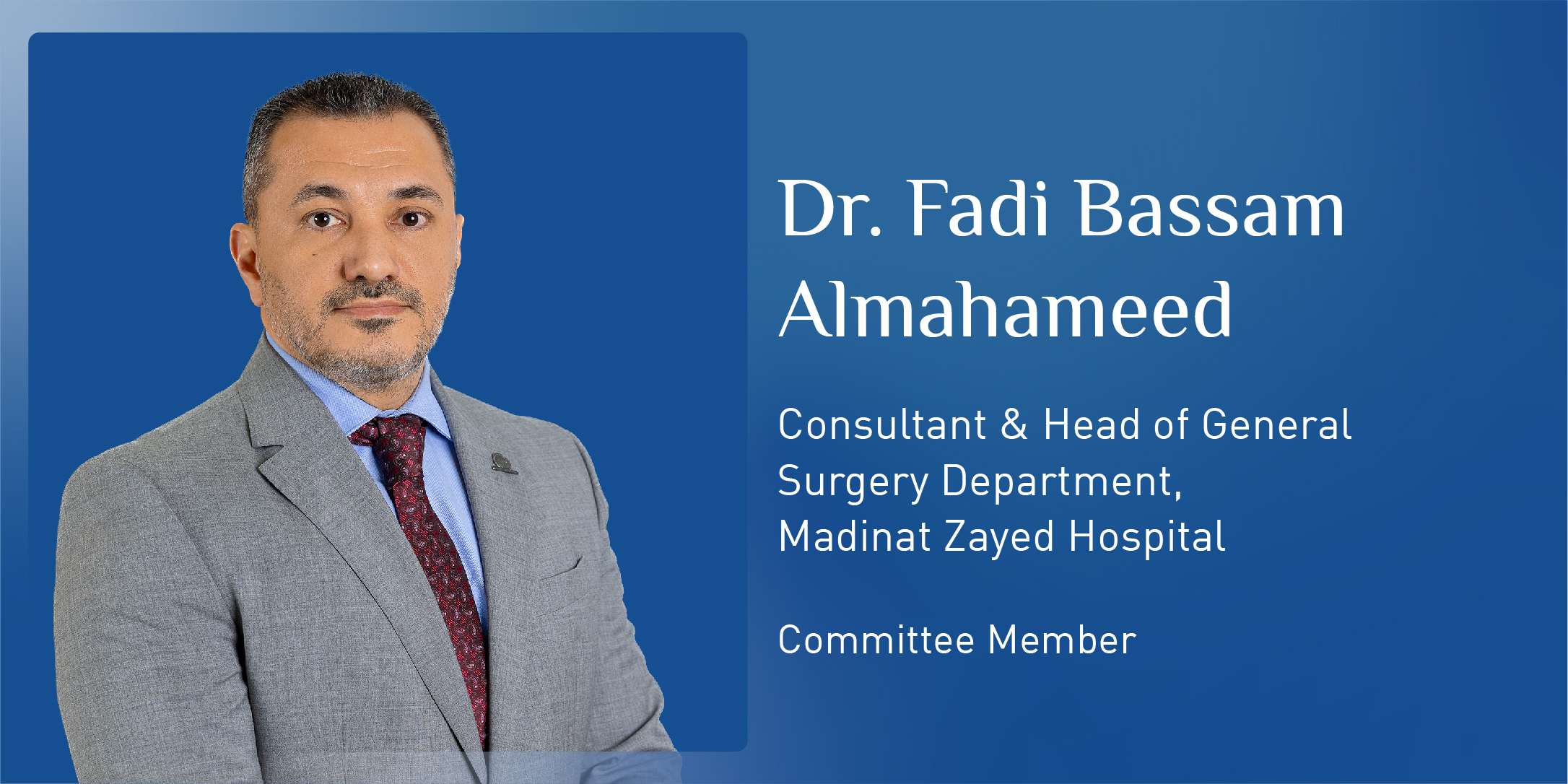 Dr. Fadi Bassam Almahameed