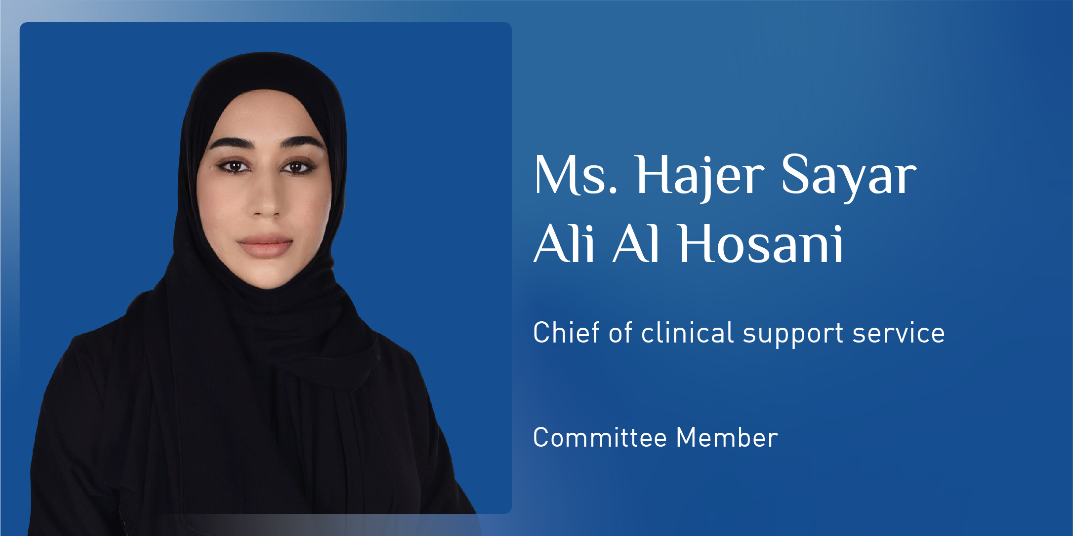 Ms. Hajer Sayar Ali Al Hosani